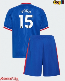 Manchester United Leny Yoro #15 Echipament de Fotbal Replică 2026-27 Copii Deplasare (+ Șorturi)